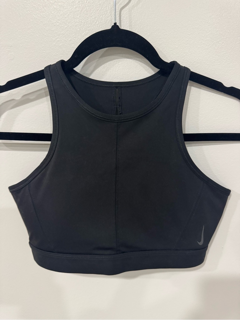 Nike Women's Black High-Neck Sports Bra